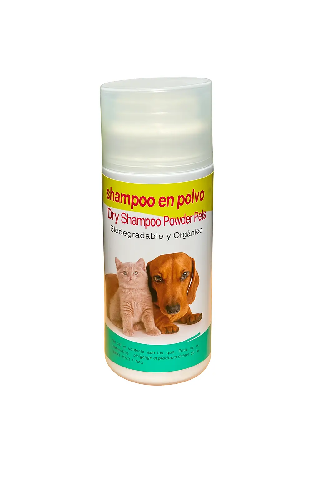 Shampoo en Polvo Natural para Perros – Limpieza sin agua, elimina malos olores y cuida su piel