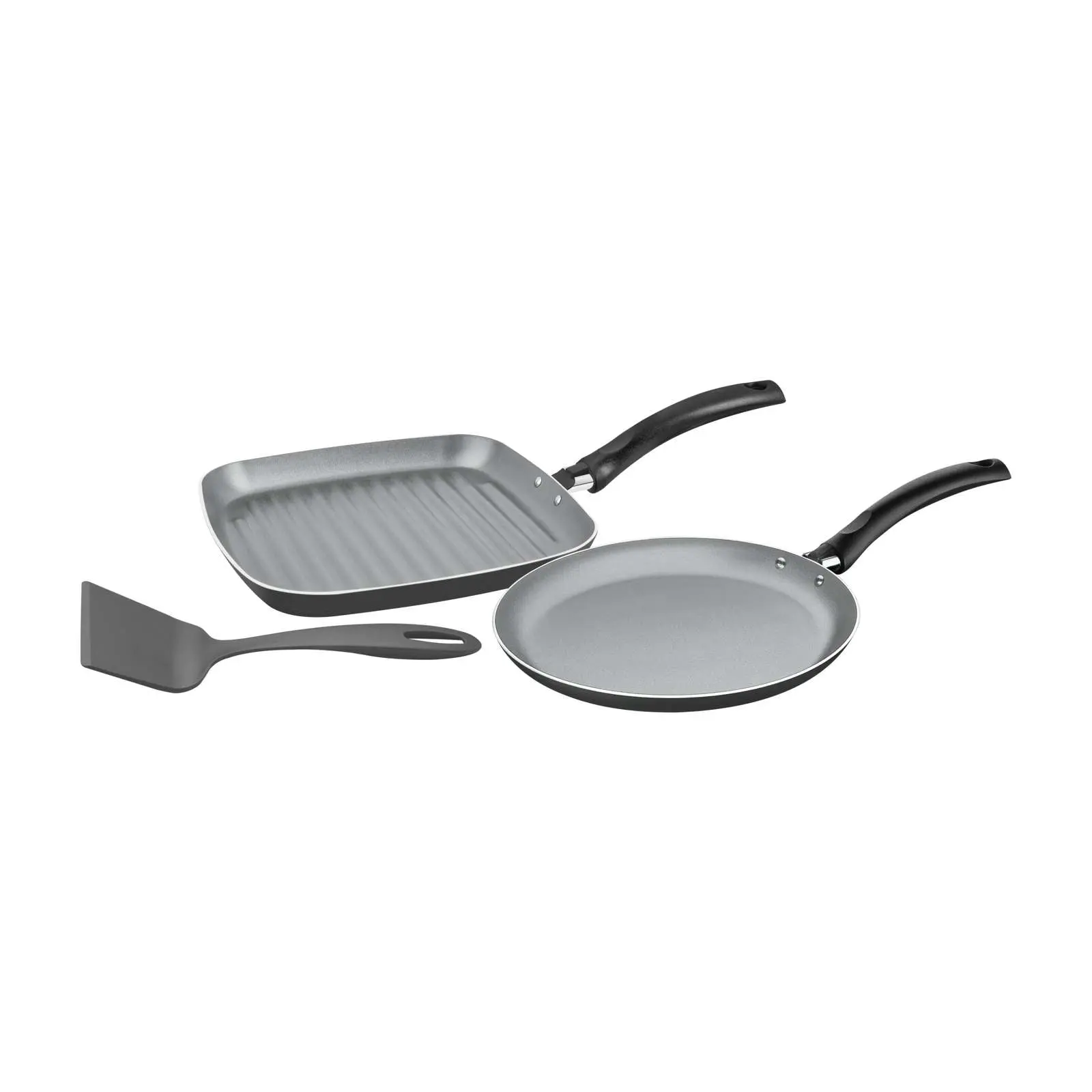 Juego de Sartenes Tramontina Turim 3 Piezas Antiadherente Starflon Max 