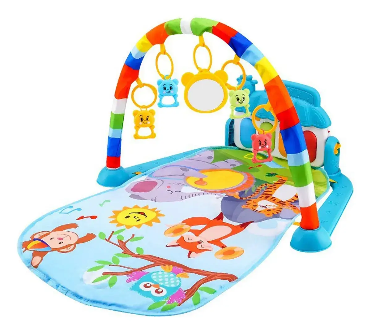 Tapete Musical Para Bebés, Gimnasio Y Juegos Para Gatea