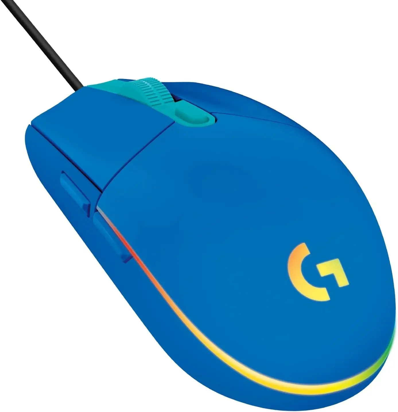 Mouse Gaming Logitech G203 LIGHTSYNC RGB 8000 DPI Preciso y Ligero Azul