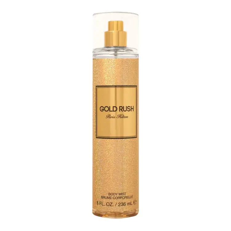 Body Mist Paris Hilton Gold Rush 236 ml Fragancia Dulce y Elegante