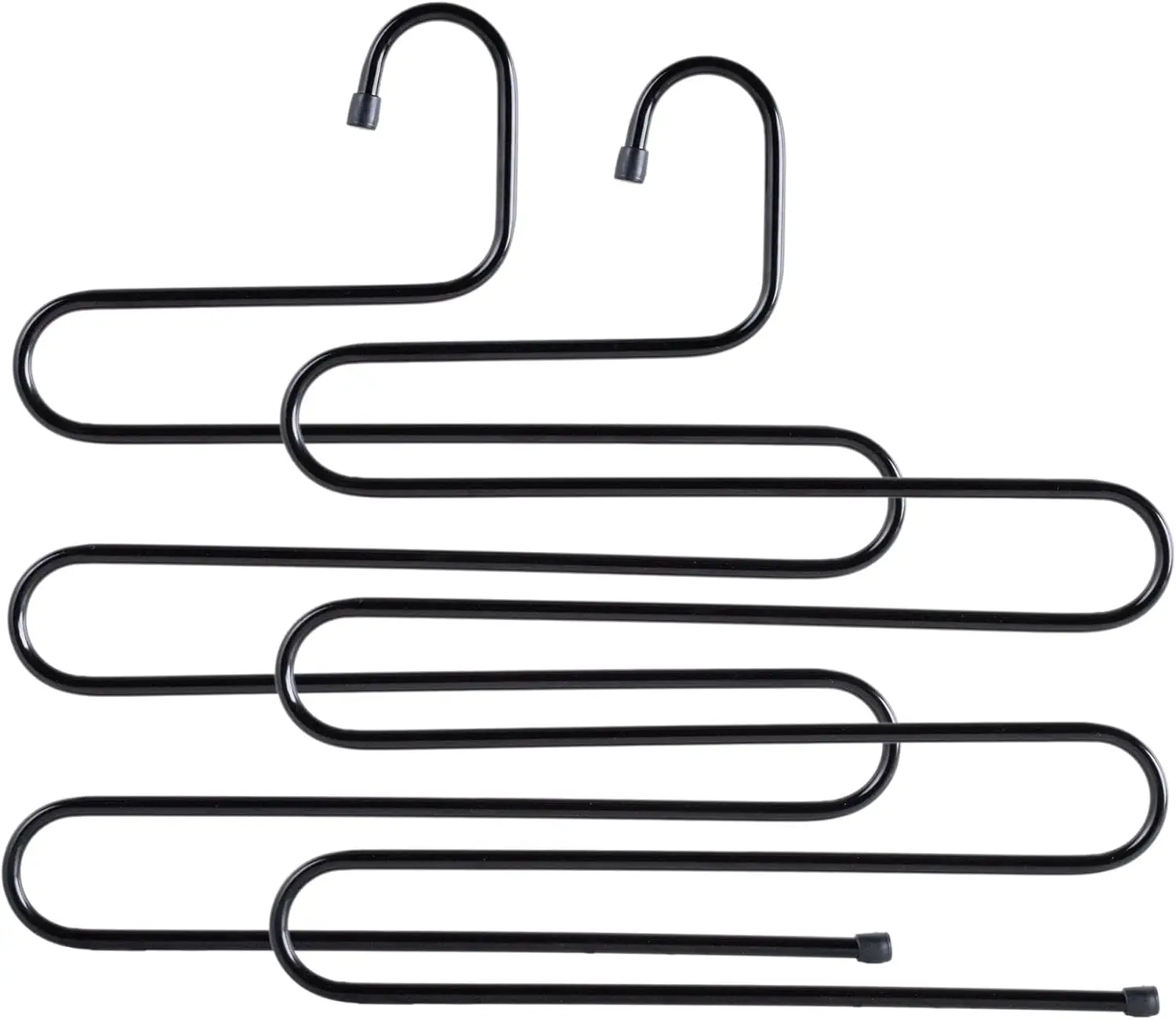 Gancho para pantalones Betterware (2 pzs) - Percha Organizadora Vertical de Acero Pintado Resistente, Ahorro Eficiente de Espacio para Clóset y Guardarropa