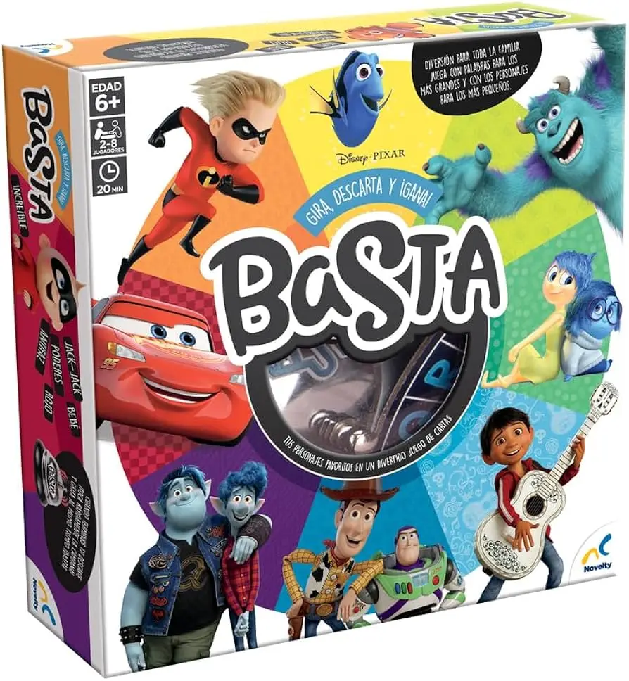 BASTA PIXAR | El Clásico Juego de Palabras con Tus Personajes Favoritos | Diversión Familiar Desde 6 Años