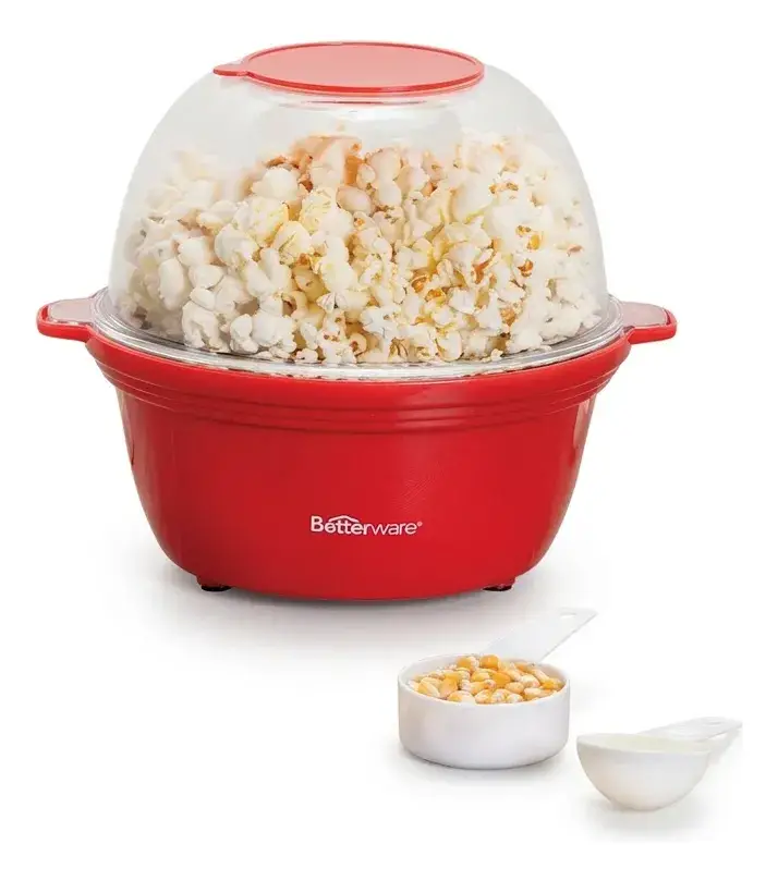 Máquina Betterware Gira Pop Palomitas de Aire Fácil y Rápida
