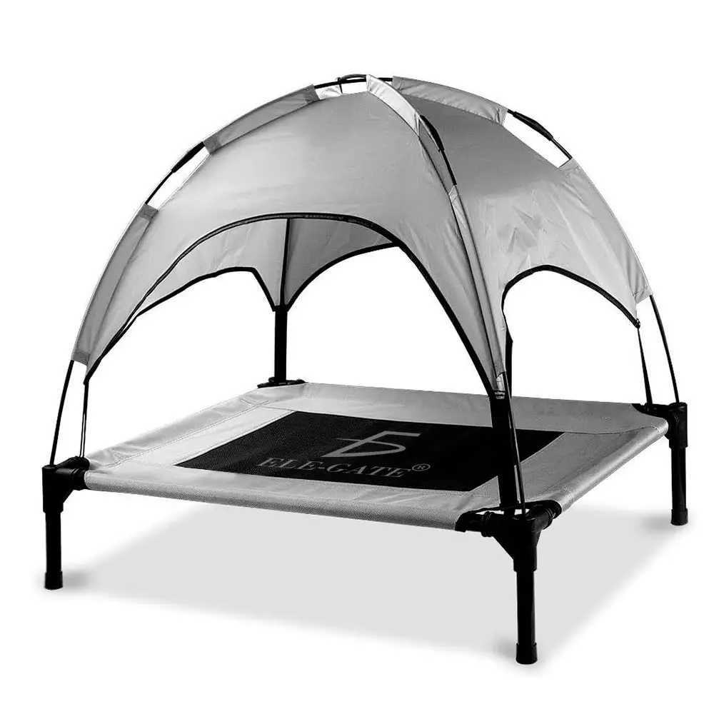 Cama Elevada con Toldo para Perro