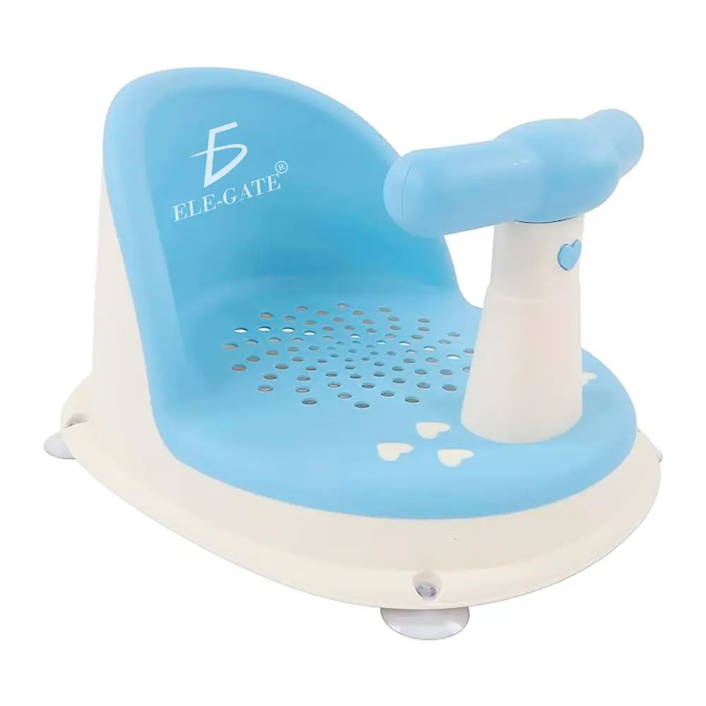 Asiento de Baño Bebé Ele-Gate con Ventosas Antideslizantes y Respaldo