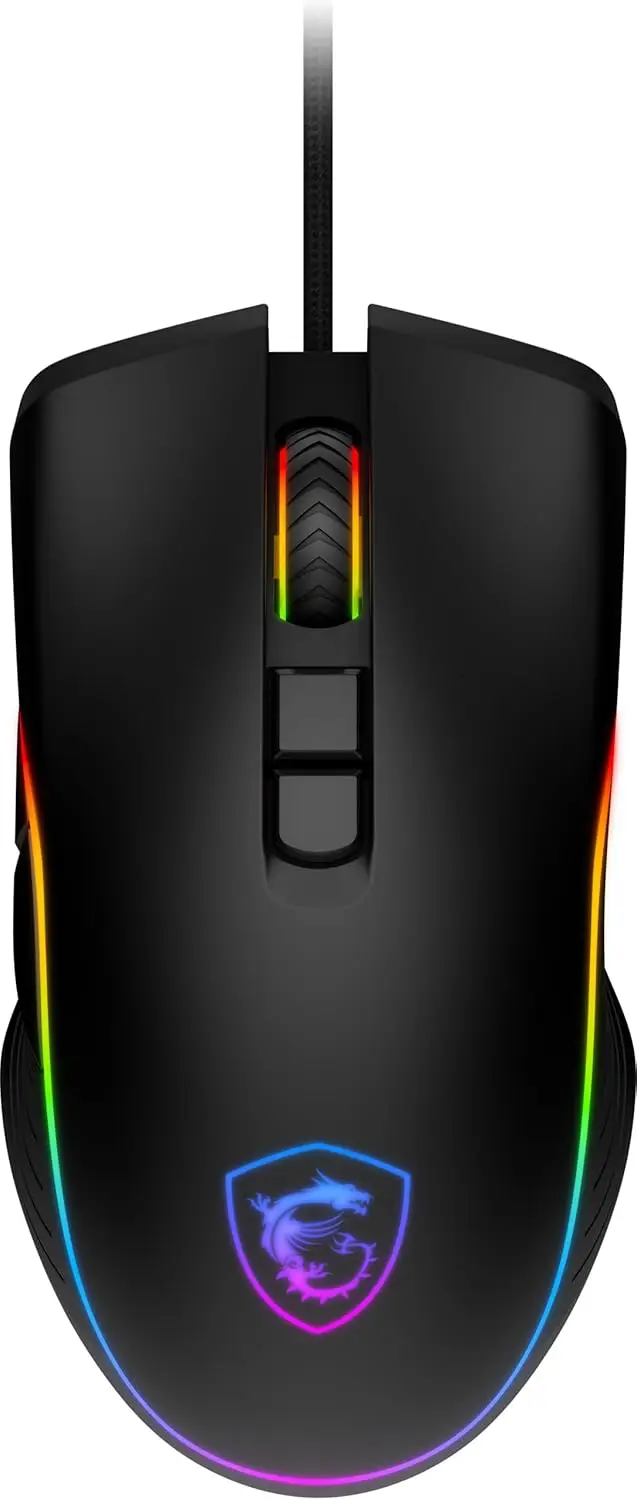 Mouse Gamer MSI Forge GM300 RGB 7200 DPI Precisión Profesional