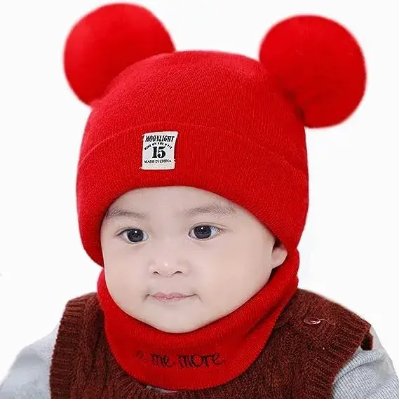 Gorrito + Bufanda para Bebé | Súper Calientito y Tierno 