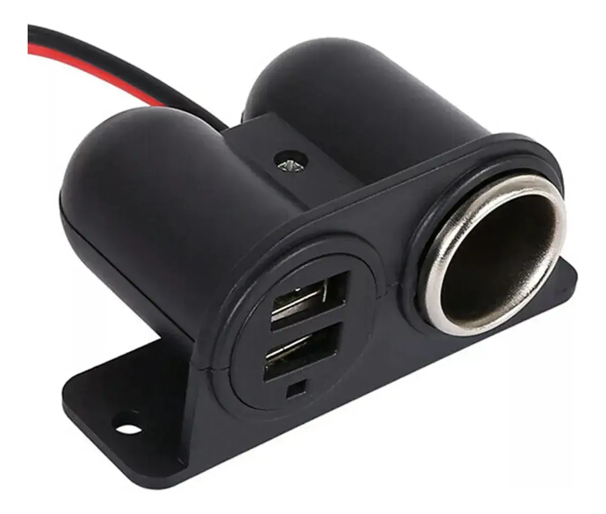 🔌 Cargador USB + Encendedor para Moto/Auto 🚗🏍️ | ¡Resistente al Agua! 💧🔥